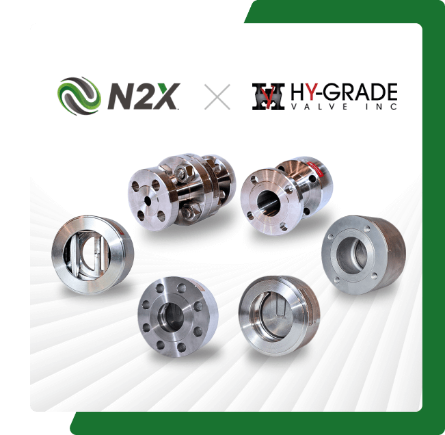 Hy-Grade precision check valves supplied by N2X Process Solutions