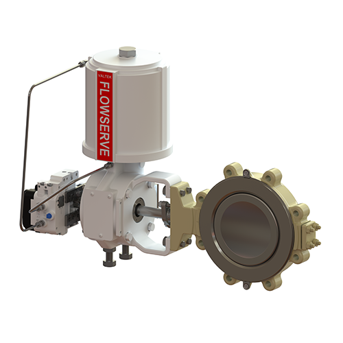 Rotary control valve disc assembly