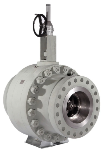 Axial isolation valve for high-pressure pipeline service