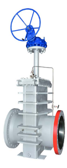 Gate valve for full-bore pipeline isolation