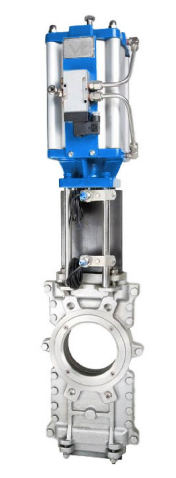 Heavy-duty knife gate valve for industrial process isolation