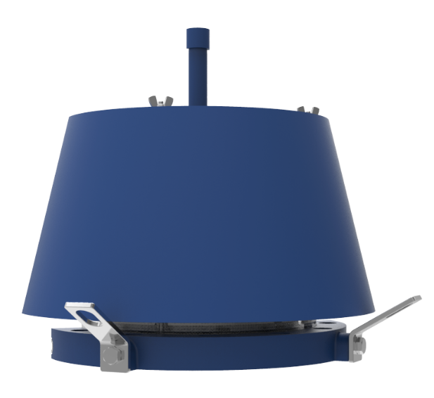 Bolted manway hatch cover for large tank access openings